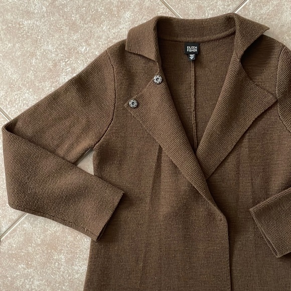 Eileen Fisher Jackets & Blazers - Eileen Fisher Wool Trench Coat